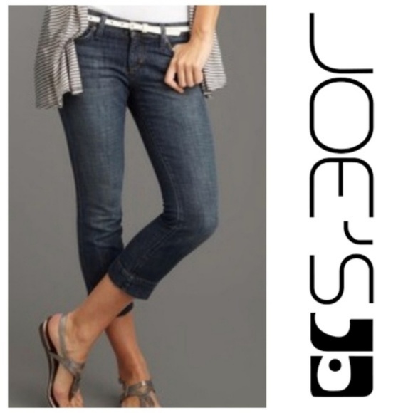 Joe's Jeans Denim - Joe's Socialite Kicker EUC Distressed Capri 30 D5